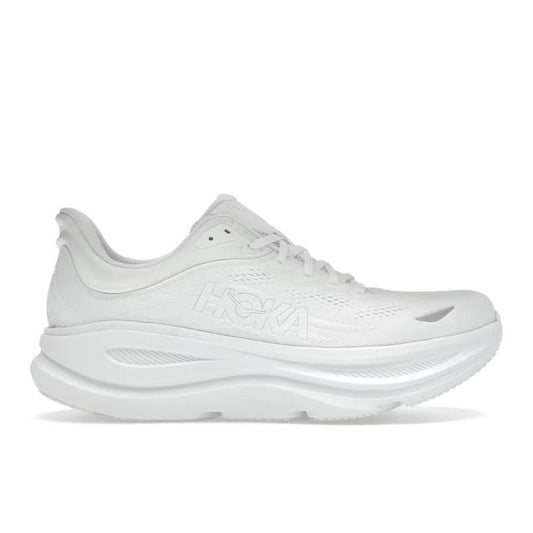Hoka One One Bondi 9 White Mens Running Shoe